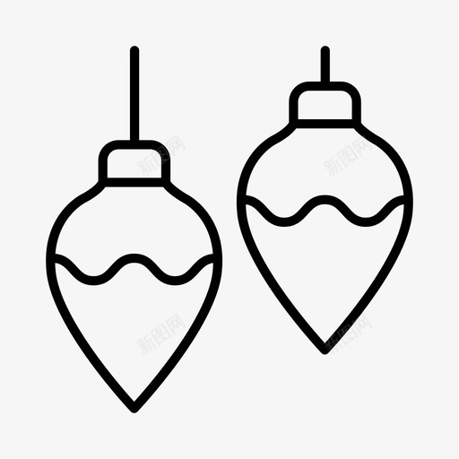 小饰品庆祝圣诞树svg_新图网 https://ixintu.com 饰品 庆祝 圣诞树 装饰 节日 假日
