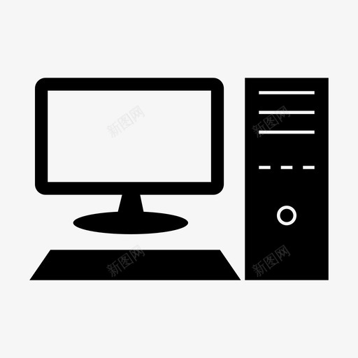 台式机电脑教育svg_新图网 https://ixintu.com 教育 学校 台式机 电脑 个人电脑