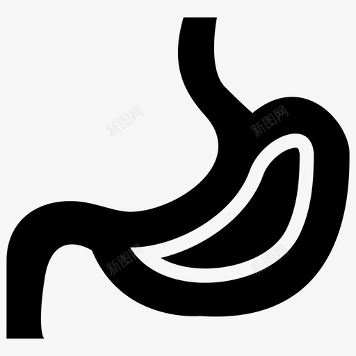胃身体疾病svg_新图网 https://ixintu.com 身体 疾病 健康 医疗 胃痛