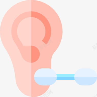 棉签卫生常规39扁平图标
