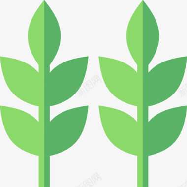 草本植物健康106扁平图标