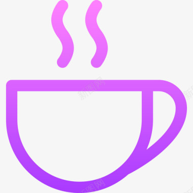 咖啡营销187线性颜色图标
