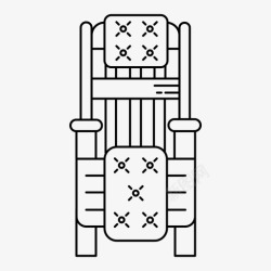 室外不锈钢花园家具椅子家具花园高清图片