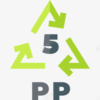 Pp塑料制品9扁平图标