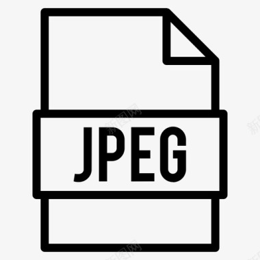 jpeg文件文档扩展名图标