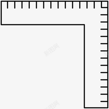 测量尺米图标