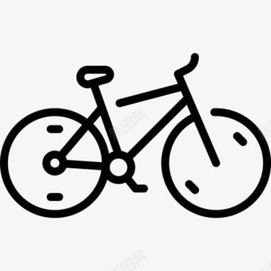 自行车高中36直线型图标