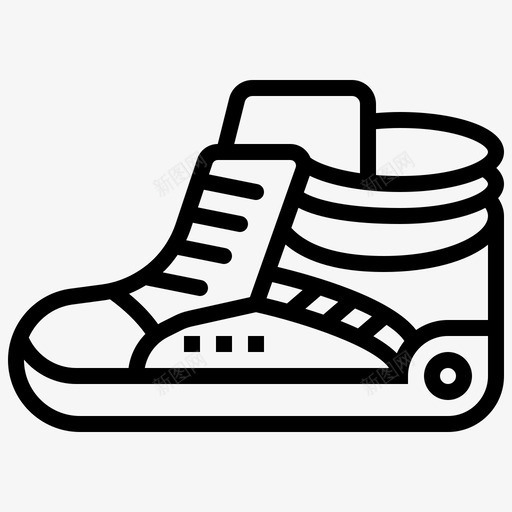 SneakerHIPHOP2线性svg_新图网 https://ixintu.com Sneaker HIPHOP 线性