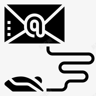 邮件大学43字形图标
