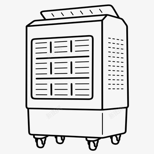 便携式空气冷却器空调加湿器svg_新图网 https://ixintu.com 便携式 空气 冷却器 空调 加湿器