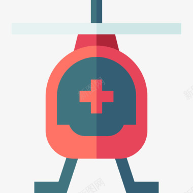 直升机医疗服务10平的图标
