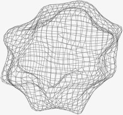 网格框30款独特抽象的3D网格线框EPS矢量30Wire高清图片