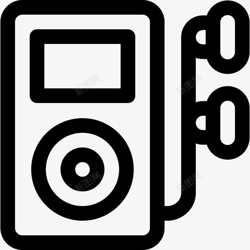 Ipod音乐174线性svg_新图网 https://ixintu.com Ipod 音乐 线性