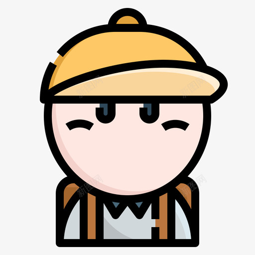 学生返校128线性颜色svg_新图网 https://ixintu.com 学生 返校 线性 颜色