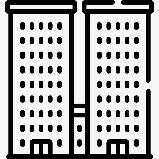 建筑物城市建筑26线性svg_新图网 https://ixintu.com 建筑物 城市 建筑 线性