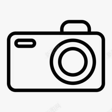 数码相机数码单反摄影图标