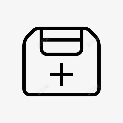 急救箱医疗保健医疗保健线svg_新图网 https://ixintu.com 急救箱 医疗保健