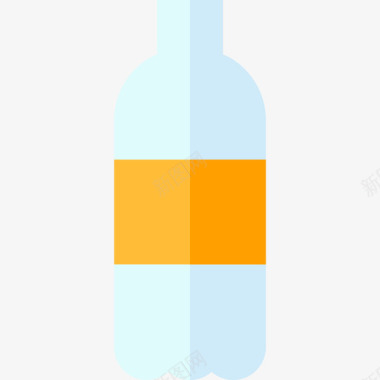 塑料瓶塑料制品9扁平图标
