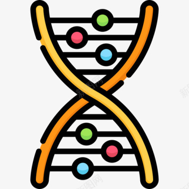 生物学高中31线性颜色图标