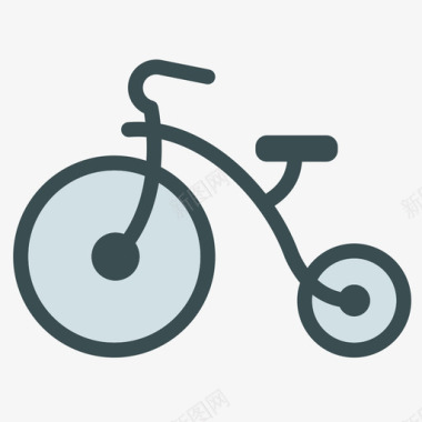 育儿婴儿baby自行车bicycle图标