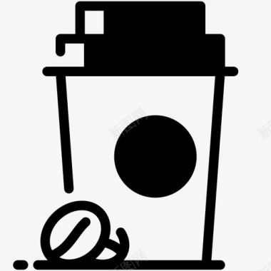 咖啡杯饮料罗布斯塔图标