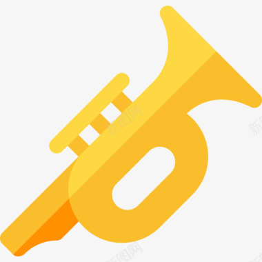Trumpet5月5日Flat图标