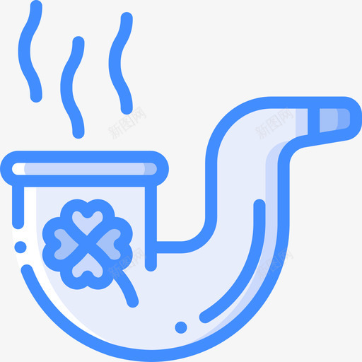 Pipe圣帕特里克第51天蓝色svg_新图网 https://ixintu.com Pipe 帕特 帕特里 里克 51天 蓝色