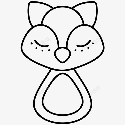 婴儿摇铃婴儿设计卡通svg_新图网 https://ixintu.com 婴儿 摇铃 设计 卡通 可爱 狐狸 玩具