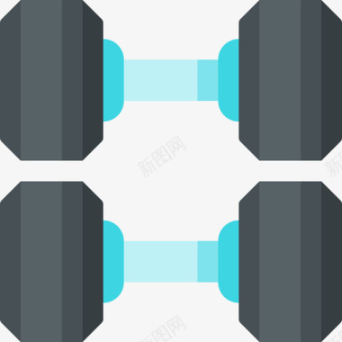 哑铃运动训练1平举图标