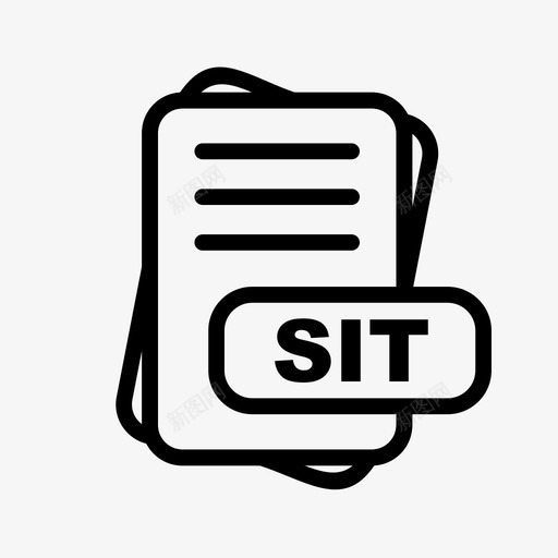 sit文件扩展名文件格式文件类型集合图标包svg_新图网 https://ixintu.com 文件 sit 扩展名 格式 类型 集合 图标