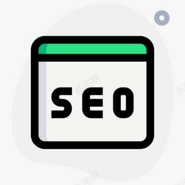 搜索引擎优化网络应用SEO1圆形形状图标