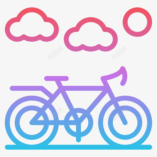 骑自行车爱好25坡度svg_新图网 https://ixintu.com 自行车 爱好 坡度