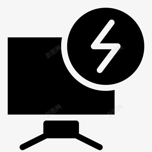 电气计算机电源svg_新图网 https://ixintu.com 计算机 电气 电源 设备 电子 符号
