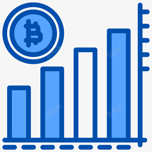 图表比特币161蓝色svg_新图网 https://ixintu.com 图表 比特 蓝色