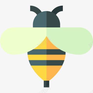 蜜蜂替代药物40扁平图标