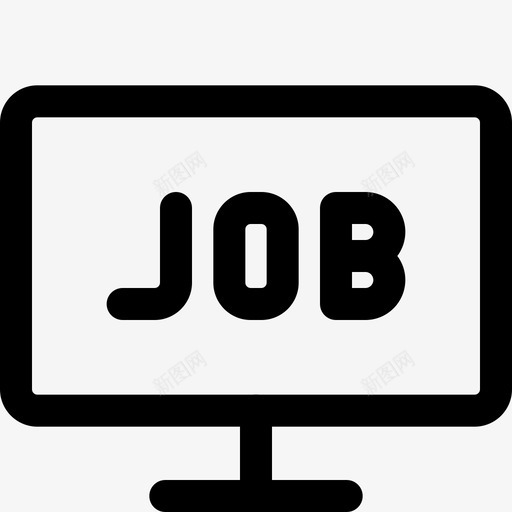 Jobsworkoffice和Jobs4线性颜色svg_新图网 https://ixintu.com Jobs work office 线性 颜色