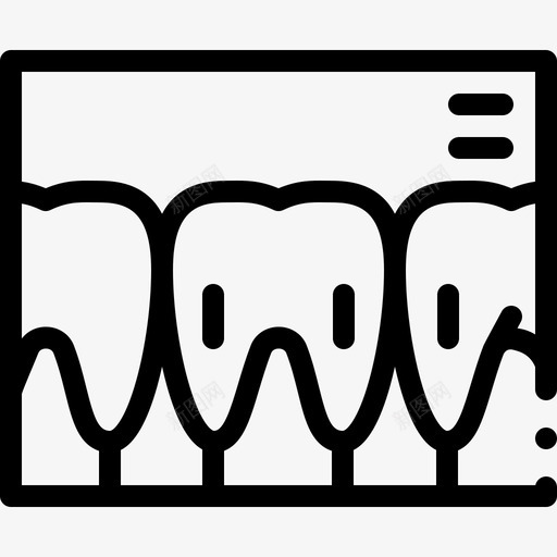X光牙科护理44线性svg_新图网 https://ixintu.com 牙科 护理 线性