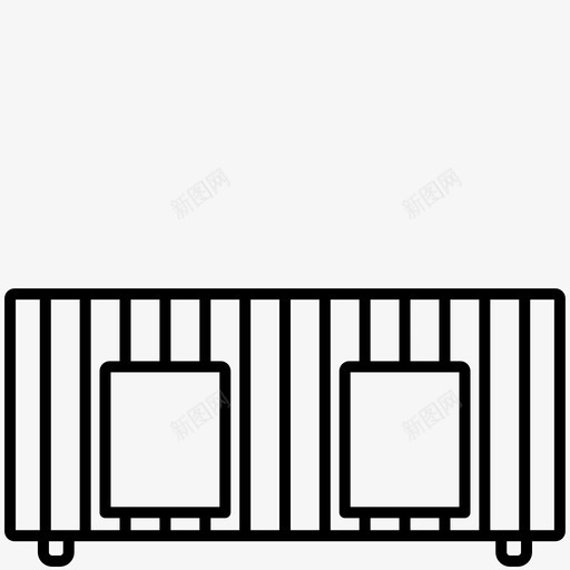 集装箱房建筑住宅svg_新图网 https://ixintu.com 集装箱 房屋 建筑 住宅 轮廓