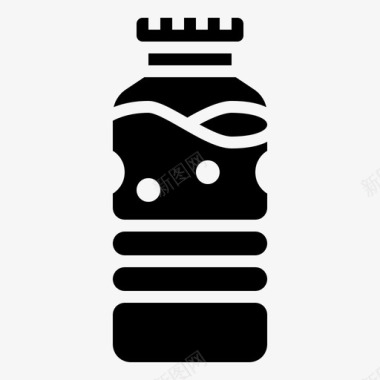 水瓶棒球元素1雕文图标