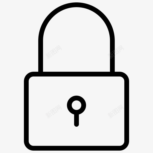 锁定登录挂锁svg_新图网 https://ixintu.com 锁定 登录 挂锁 安全 混合 媒体 3部