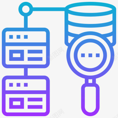 数据数据库管理17梯度图标