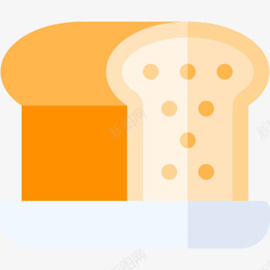 面包美食47扁平图标