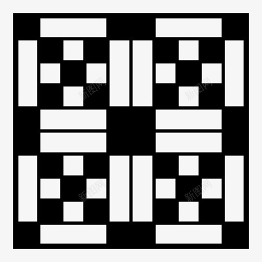 拼图瓷砖装饰svg_新图网 https://ixintu.com 拼图 瓷砖 装饰 几何 拼缝 被子 缝纫
