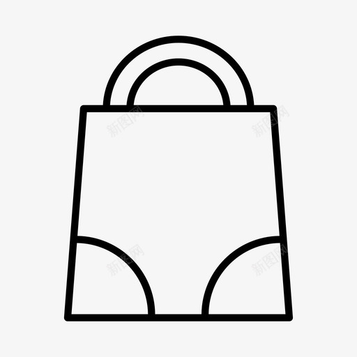 手提袋配件袋子svg_新图网 https://ixintu.com 手提袋 配件 袋子 时尚