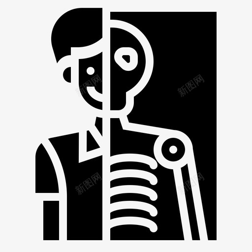 X光医院83字形svg_新图网 https://ixintu.com 医院 字形