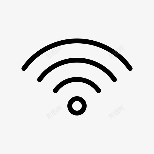 wifi互联网多媒体svg_新图网 https://ixintu.com wifi 互联网 多媒体 网络 信号