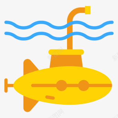 潜艇46号水手扁平图标