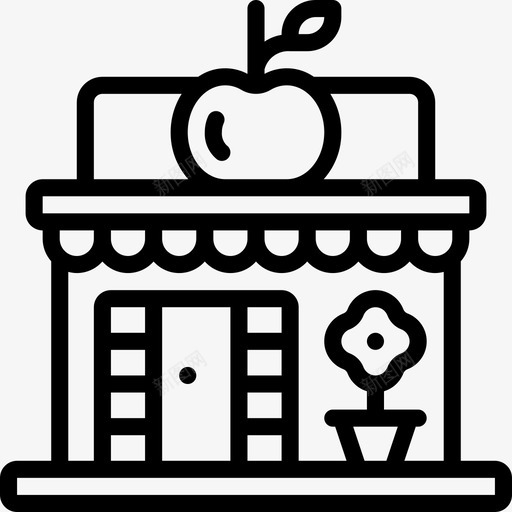 商店农业69线性svg_新图网 https://ixintu.com 商店 农业 线性