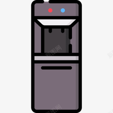 饮水机smarthome54线性颜色图标