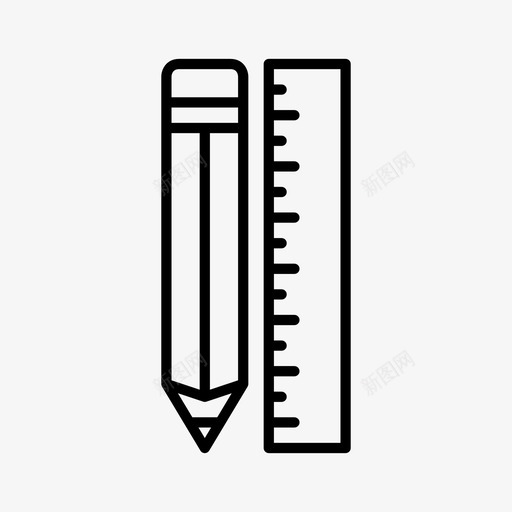 应用程序铅笔规则svg_新图网 https://ixintu.com 应用程序 铅笔 规则 工具